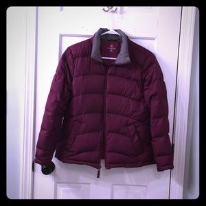 Lands End down puffer car coat